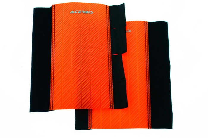 Acerbis Gabel Protektor Gummi Carbon effekt / Paar