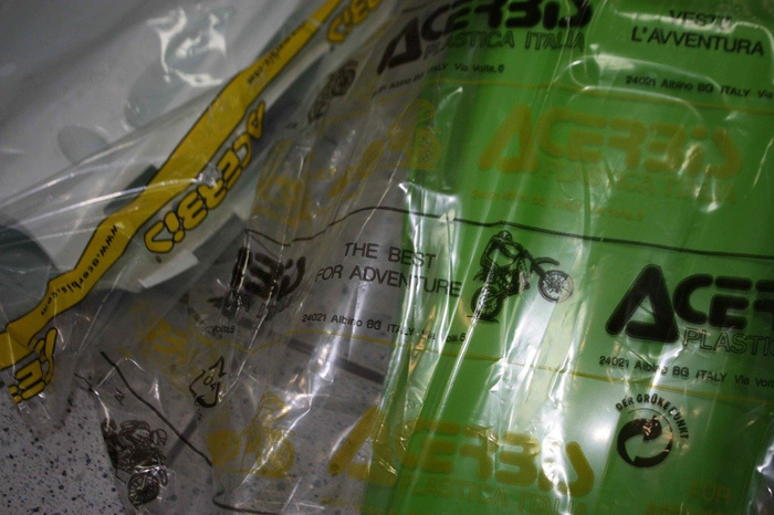 Kawasaki Plastik Kit Komplett KX 125/250 1999-2002 ACERBIS Vintage