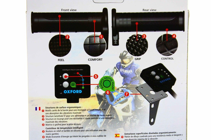 Motorrad Heizgriffe OXFORD Premium Adventure - OF690. Motorike Hot Grips