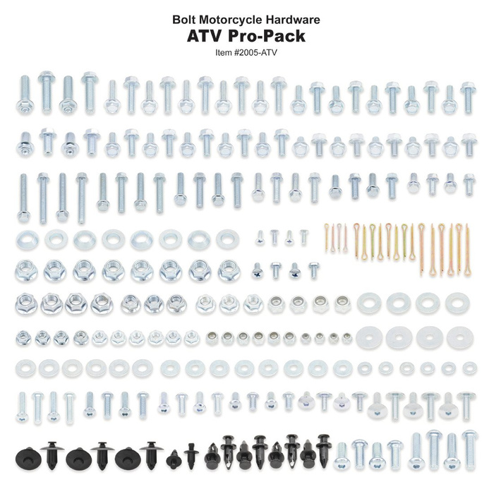 BOLT Pro Pack Schrauben Satz Schraubenkit für alle ATV Quad