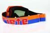 Brille Ariete Verspiegelt Radium Motocross Enduro orange 100 % Made in Italy