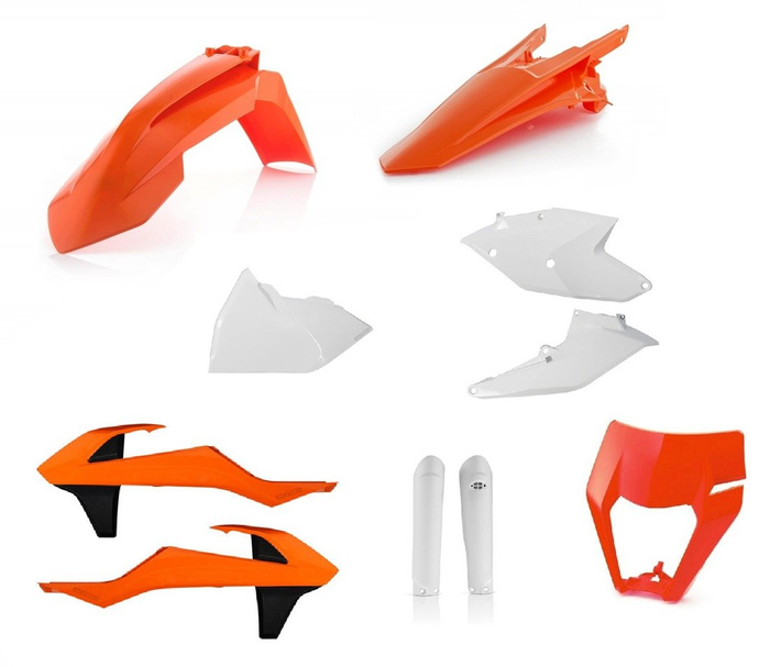 Acerbis Plastik Kit Verkleidung passend für KTM EXC XC 125 520 2017 2018 2019