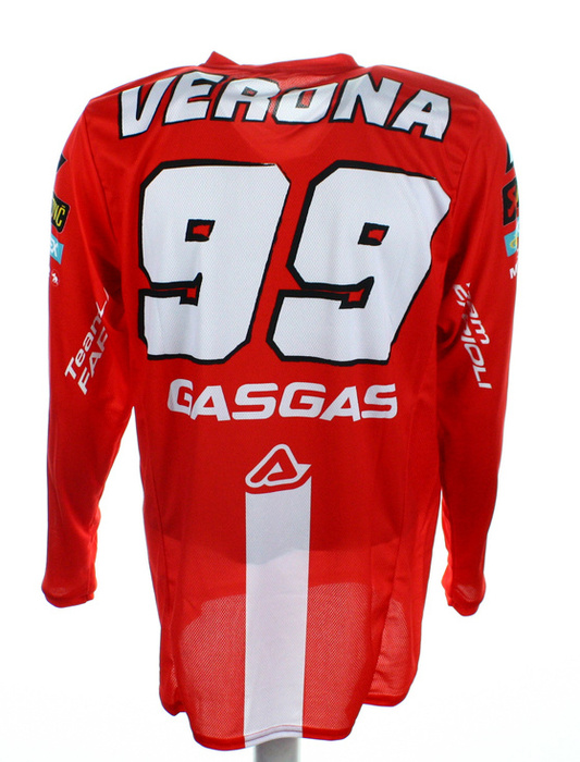 Das neue originale Shirt, kommt aus Überproduktion von Andrea Verona mit Autogramm GASGAS