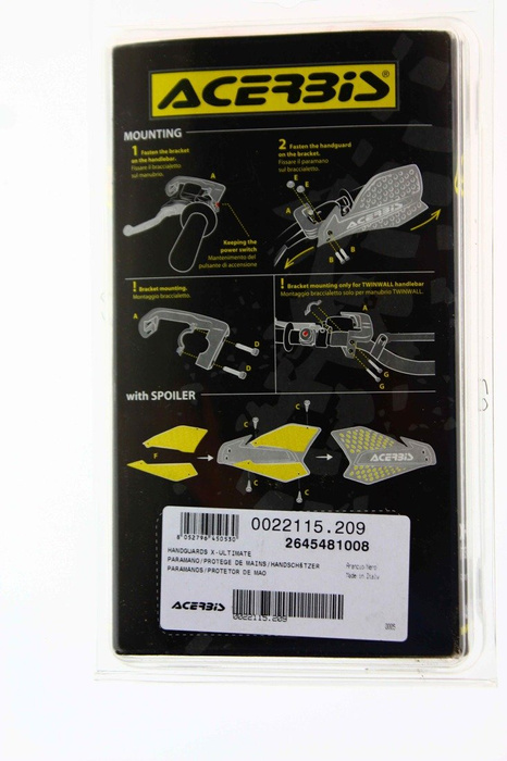 Acerbis Handprotektoren X-Ultimate Motocross Enduro Handguards Handschutz