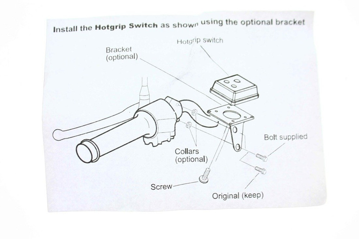 Heizgriffe Oxford Premium 22mm ATV Quad fünf Heizstufen bis 50 Grad
