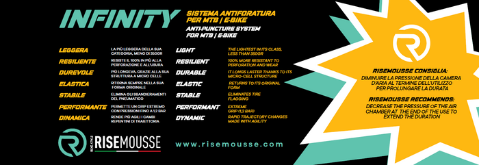 SALE Pannenschutzsystem Mousse Risemousse Infinity Fahrrad e-Bike MTB