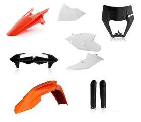 Acerbis Plastik Kit FULL Satz Komplett passend für KTM EXC 2017, 2018, 2019