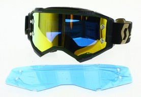 Brille Scott Fury gelb und grau Motocross Enduro Downhill NEU 2020