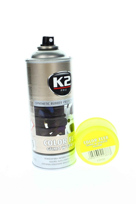 K2 Color Flex Spray Sprühfolie Flüssiggummi Felgenfolie 400ml Gummi 