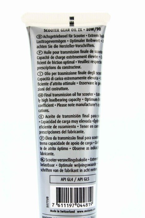 GETRIEBEOEL SCOOTER GEAR OIL Öl ZW 80W/90 API GL 4+5 130 ml