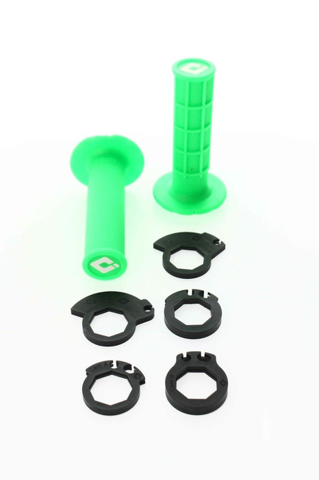 ODI Griffe HALF-WAFFLE V2 Lock-On Grip Satz für 2T und 4T Motorrad Enduro / MX