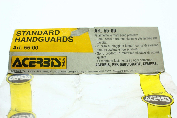 NEW Handguards Acerbis year of production 1996 original VINTAGE Motocross Enduro