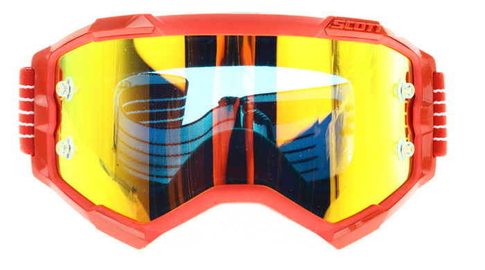 Brille Scott Fury gelb und grau Motocross Enduro Downhill NEU 2020