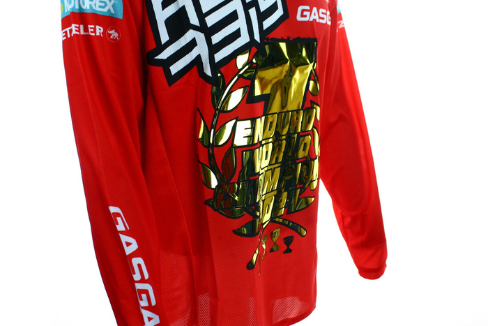 Das neue originale Shirt, kommt aus Überproduktion von Andrea Verona mit Autogramm GASGAS