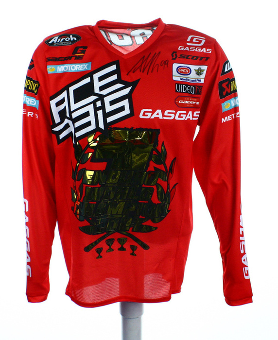 Das neue originale Shirt, kommt aus Überproduktion von Andrea Verona mit Autogramm GASGAS