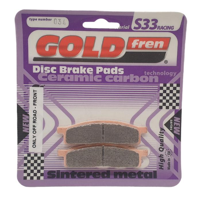 KH119 brake pads GOLDfren 034