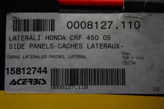 Honda Seitenteile CRF 450; 05-06