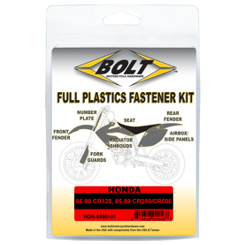 BOLT Schraubensatz für Plastikteile Honda CR 125 250 1985-1990