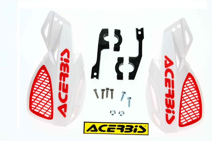 RAUSVERKAUF Acerbis Handprotectoren MX UNIKO VENTED Motocross Paar inkl Anbaukit