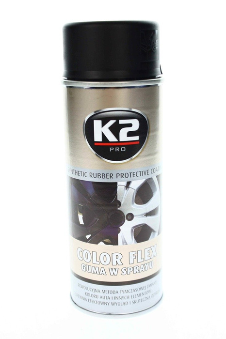 K2 Color Flex Spray Sprühfolie Flüssiggummi Felgenfolie 400ml Gummi 