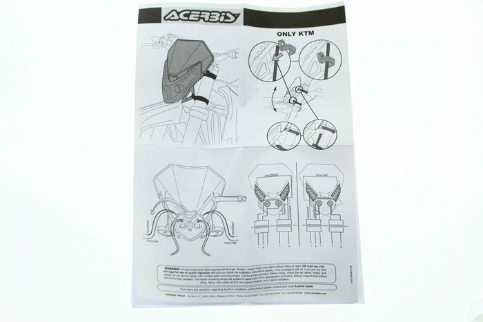 RAUSVERKAUF Scheinwerfer Acerbis LED VISION NEU 0012484.040