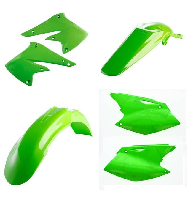 Kawasaki Plastik Kit Komplett KXF 250 04 - 05