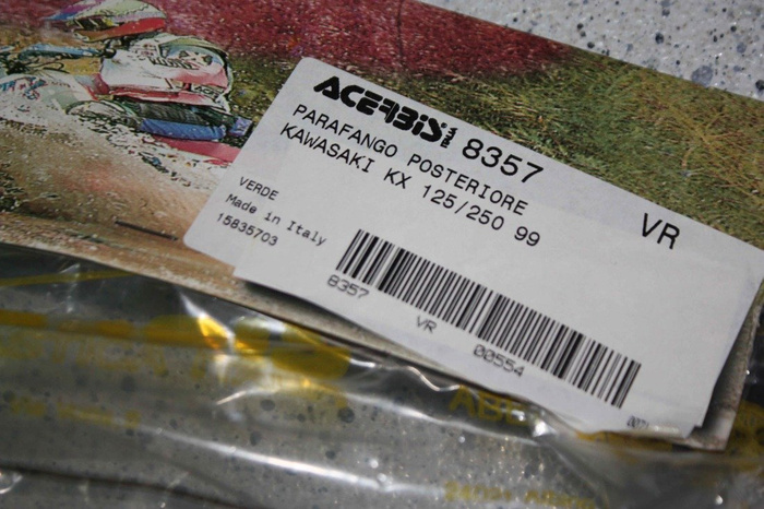 Kawasaki Plastik Kit Komplett KX 125/250 1999-2002 ACERBIS Vintage