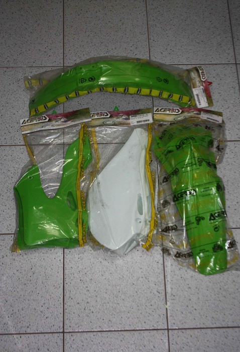 Kawasaki Plastik Kit Komplett KX 125/250 1999-2002 ACERBIS Vintage