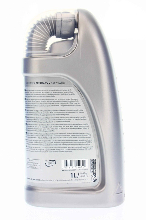Motorex Getriebeöl gear oil Prisma ZX SAE 75W/90 API GL -4+5