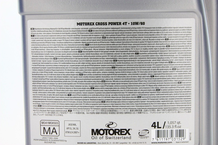 Motorex Cross Power 4T 10W60 4L 