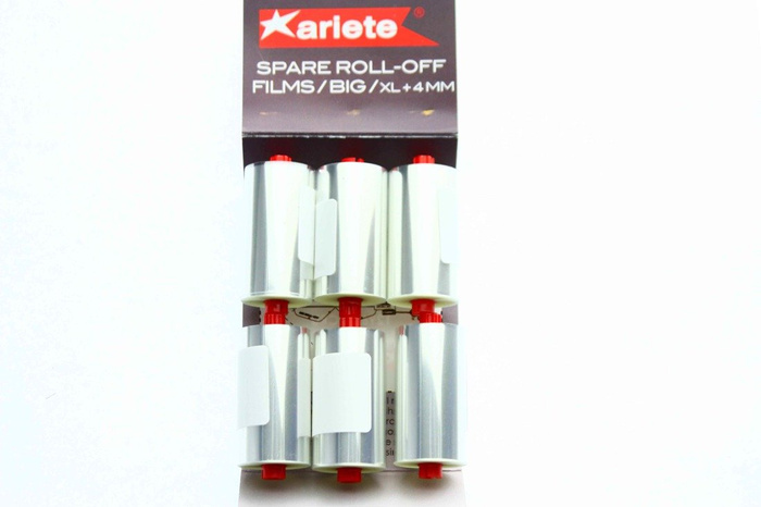 Ariete Original Roll-Off Film BIG/XL + 4mm x6 Rollen Refills für Ariete Brillen