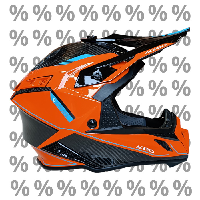 Acerbis Helm Steel Carbon 2206 Cross Enduro Quad mit ästhetischem Defekt XS